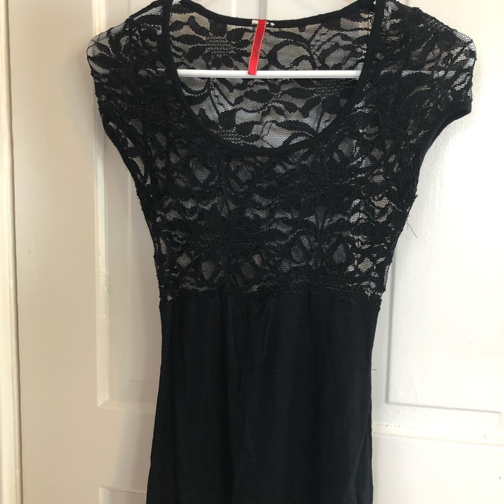 Cotton and Lace Top